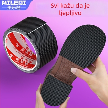 Gumene protuklizne naljepnice za potplat cipela s mrežastim uzorkom, dvostruka zaštita, otporne na habanje, tihe
