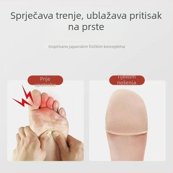 Senlange 021-1 Zaštitnici prstiju za baletne i plesne cipele | Memorijski uložak, kompatibilan s tenisicama, kožnim cipelama, čizmama, casual i radnim cipelama | Dnevni stil, sve sezone, prilagodljivo