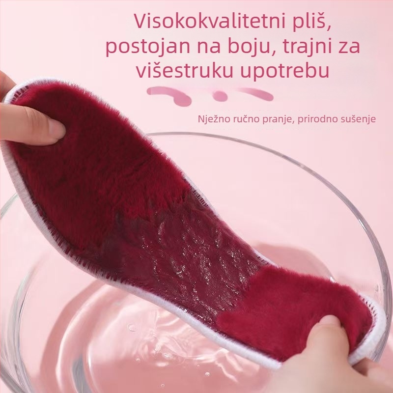 Ženske plišane uloške za cipele, s podlogom od vunenog filca, perive i izdržljive, cijeli ulošci; Materijal: pliš; Pogodne za tenisice, kožne cipele, čizme, casual i radne cipele; Sezona: ljeto, jesen