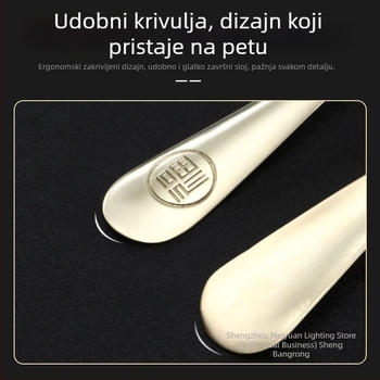 Dulji ciparski šar s dugim drškom, rosewood drvo + čisti bakar, produljena duljina, bez savijanja, za kućnu uporabu (rosewood; čisti bakar; duga drška; produljena duljina; bez savijanja)