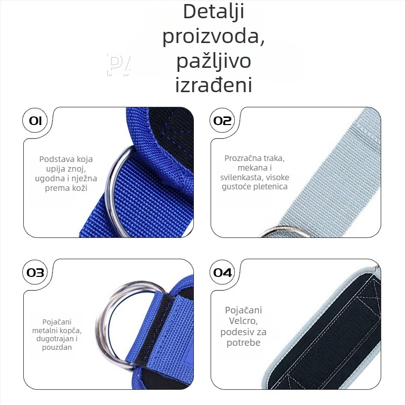 Ortezа za gležanj za trening, EVA materijal – lagan i prijenosan, prozračan, elastična kompresija, djelomična podrška (Materijal EVA; Prozračan; Elastična kompresija; Djelomična podrška; Lagan)