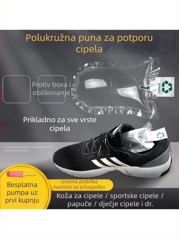 Napuhavajuće vrećice za proširenje cipela — jači stil i običan stil; novi jači model; količine: 100, 1000, 5000, 10000 kom