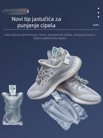 Napuhavajuće vrećice za proširenje cipela — jači stil i običan stil; novi jači model; količine: 100, 1000, 5000, 10000 kom