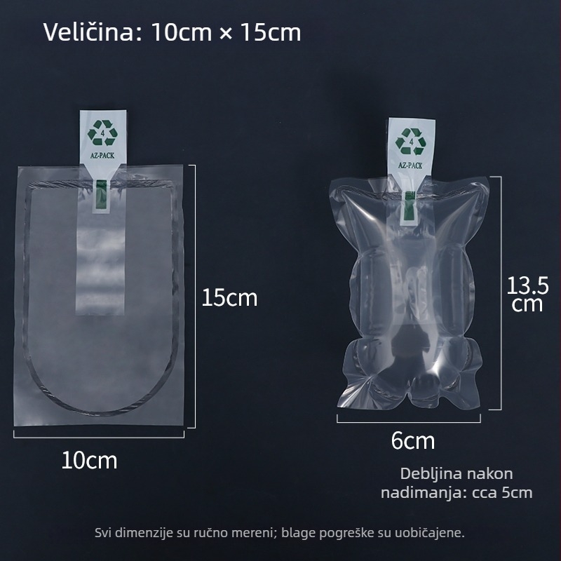 Napuhavajuće vrećice za proširenje cipela — jači stil i običan stil; novi jači model; količine: 100, 1000, 5000, 10000 kom