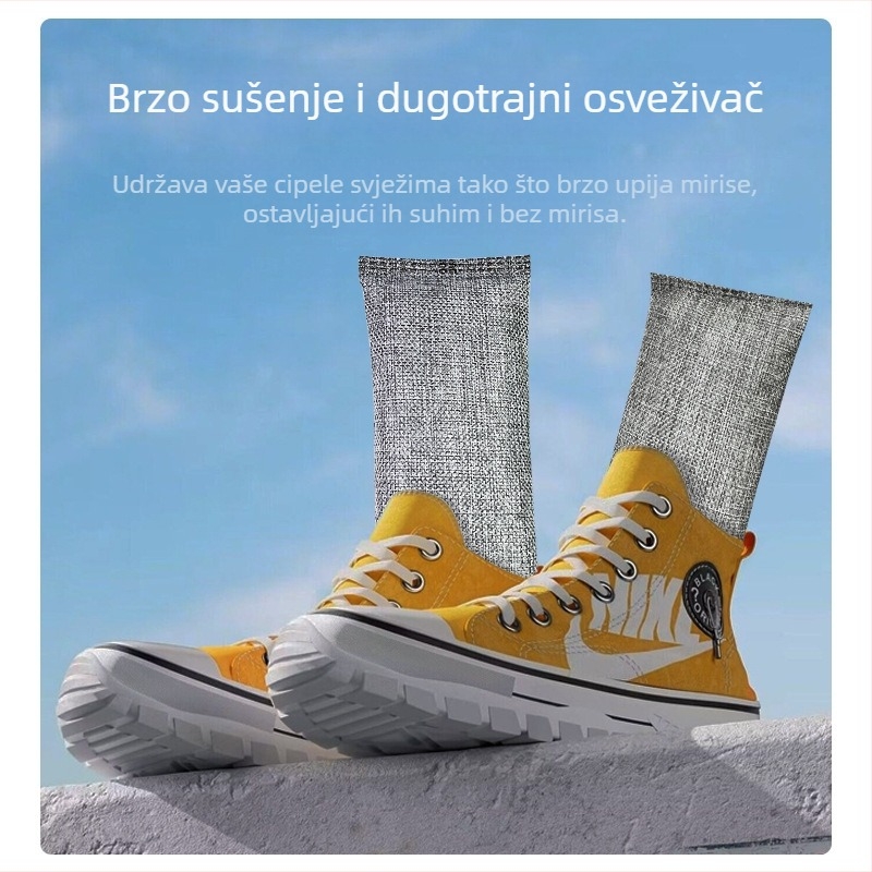 Torba od bambusovog ugljena za obuće – deodorans i sušenje, aktivni ugljen, za cipele, 75 g po torbi, 3–6 torbi u pakiranju