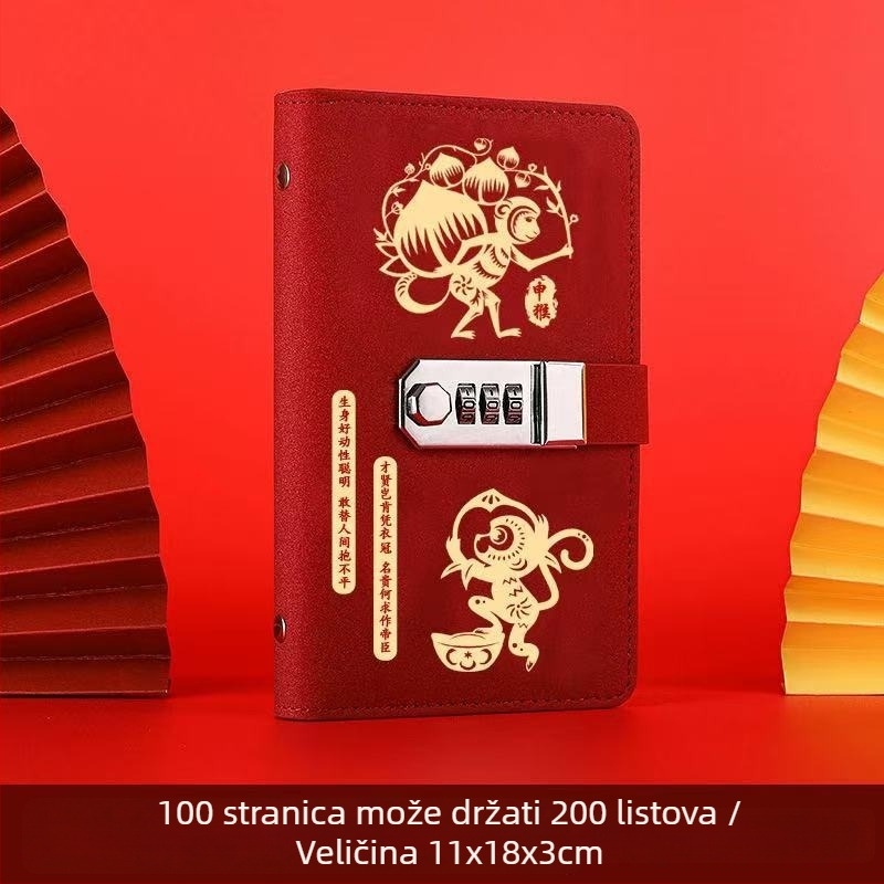 Perseverance kožna knjiga štednje s zaključavanjem lozinkom — Idealna poklon za vjenčanja, rođendane i blagdane