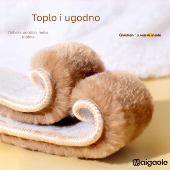Dječje tople uloške za zimske čizme, debeli, upijaju znoj, kašmir izolacija, mekani ulošci