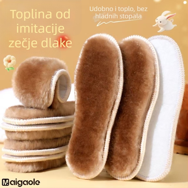 Dječje tople uloške za zimske čizme, debeli, upijaju znoj, kašmir izolacija, mekani ulošci
