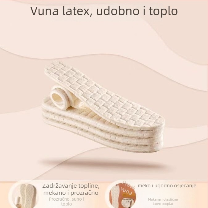 Vuneni ulošci za cipele, unisex, za sve sezone, kompatibilni s različitim vrstama obuće