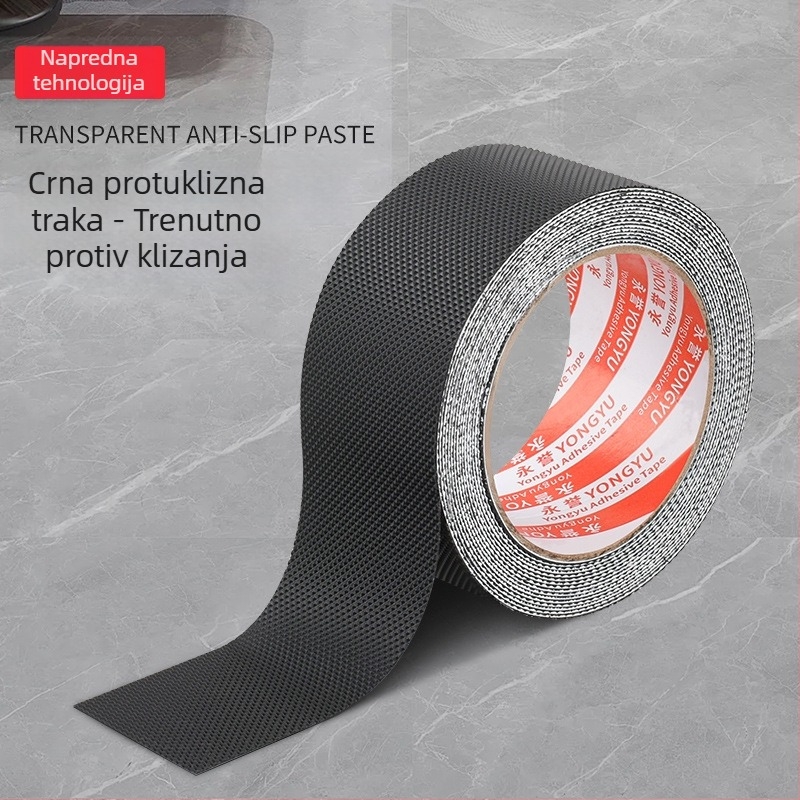 PVC protuklizna traka za kupaonu i kuhinju - ljepilo na bazi gume, debljina 0.8 mm, viskoznost visoka, za mokre površine, -10 do 60°C