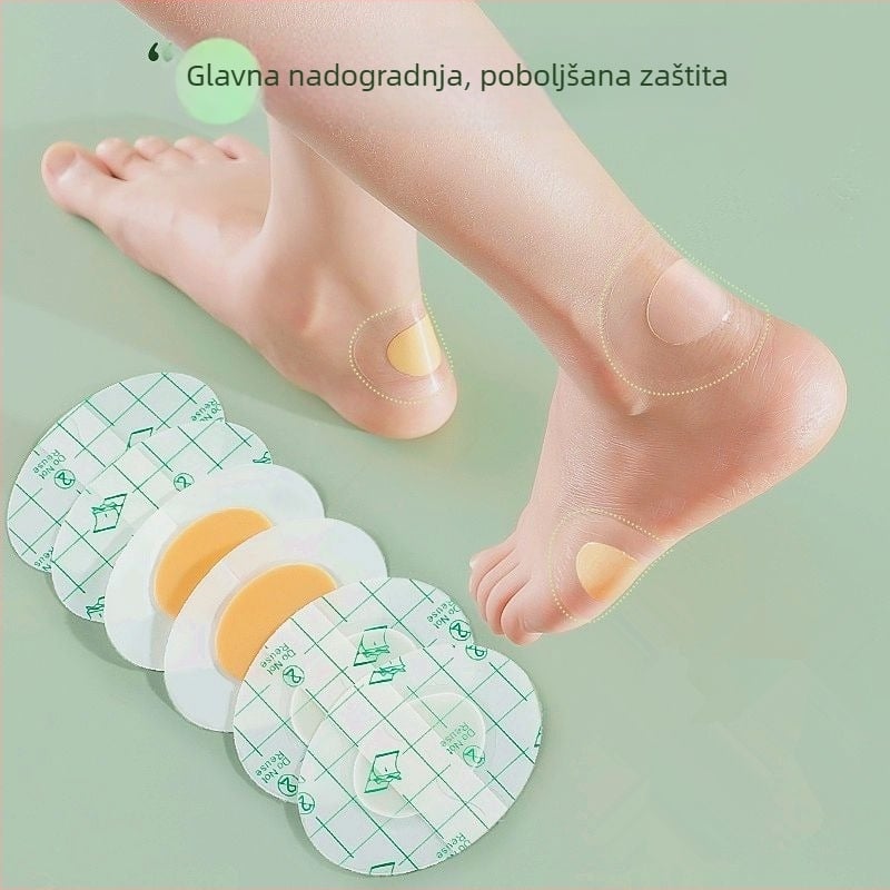 Prozirne hidrogelne podloške za stopala protiv trenja – ultra tanke, višeslojne, za žene, casual cipele