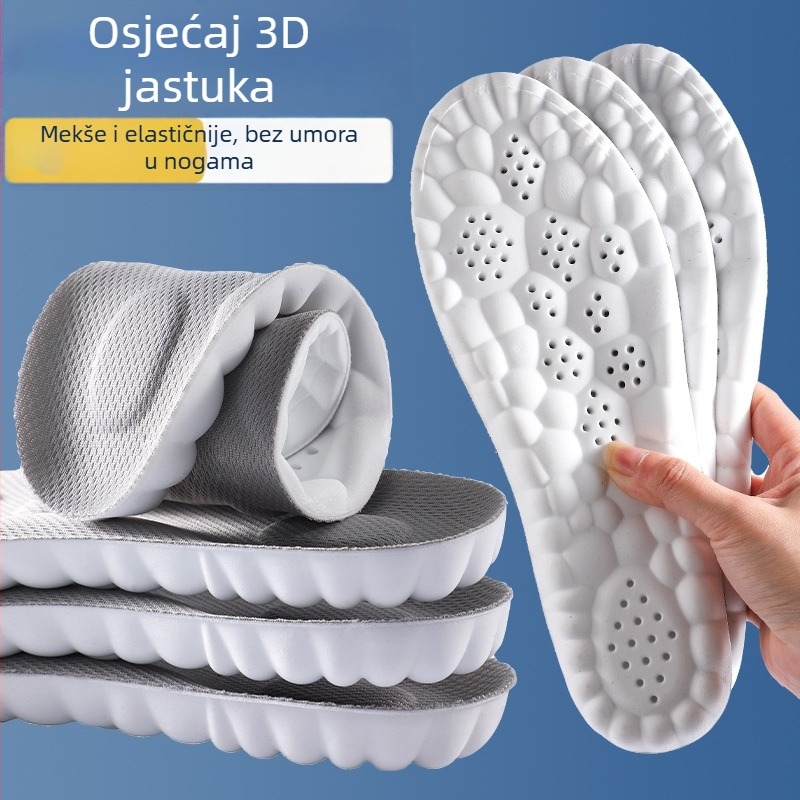 PU ulošci za cipele, model 4D, cjeloviti ulošci, deodorirajući, unisex