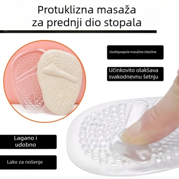 Mulecon prednja jastučić za taban — stil prednje jastučiće, kompatibilan s tenisicama, kožnim cipelama, čizmama, casual i radnim cipelama, za sve sezone