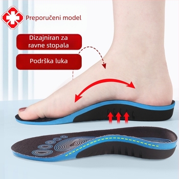 Podrška lukovima – ortopedske uloške od PU, potpuno podstavljene, pogodne za tenisice, kožne cipele, čizme, casual i radne cipele