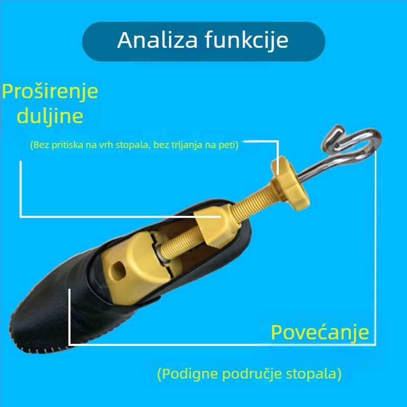 Drveni rastezivač cipela za proširenje luka stopala, kućna upotreba, produženje za sportske cipele