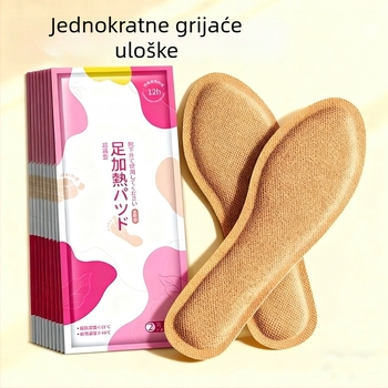 Grijani ulošci za cipele – netkani materijal, puna uloška, univerzalni fit, model WJ, za žene