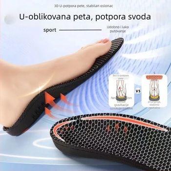 Grafen potporni ulošci za luk, EVA ortopedski ulošci, prozračnost i upijanje znoja, visoko elastično ublažavanje udara