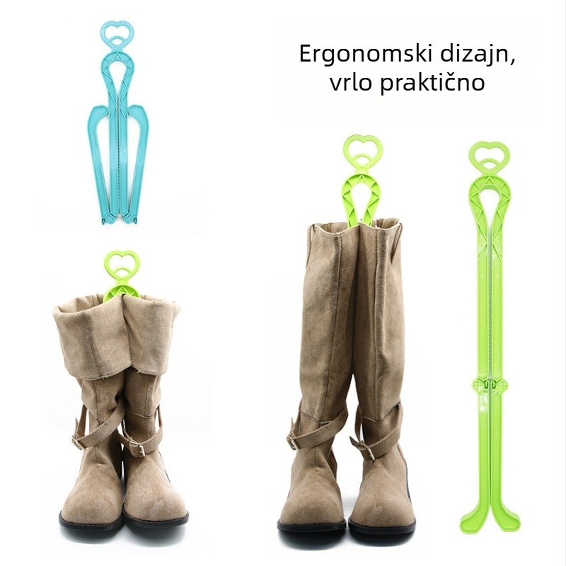 Klip za pohranu čizama sa srcolnim dizajnom – ručno prilagodljiv, sklopivi uz unutarnju potporu, protiv nabiranja i kolapsa | Model Love, Šifra Xd0032-foldable