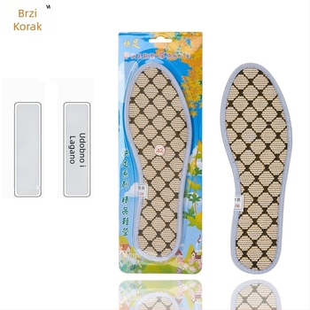 Pamukasti dezodorirajući ulošci za obuću, puna duljina, upijaju znoj i prozračnost, model 808 – za tenisice, kožne, casual i platnene cipele, unisex, sve sezone