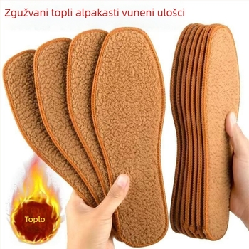 Zimske uloške od umjetnog krzna, cijeli ulošak, topli i prozračni, otporni na miris, unisex, model 028