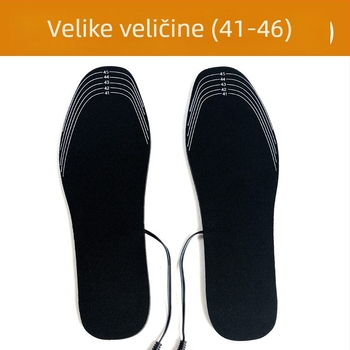 Jiabei USB grijaća uložak za papuče/kućnu obuću – gornji materijal EVA polyester, USB napajanje, unisex