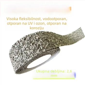 EPDM gumena protuklizna traka za unutarnje i vanjske stepenice, otporna na UV i ozon, vodonepropusna, debljina 2,6 mm, otporna na habanje