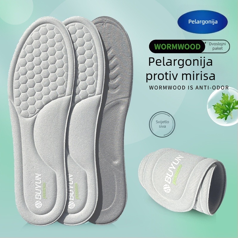 Buyun deodorantne ulošci od lana, upijaju znoj, prozračni, model 2219, univerzalno za casual, tople, platnate i radne cipele, unisex