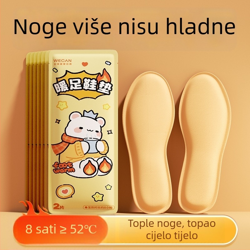 Grijane uloške za cipele zimi, samozagrijavanje, dugotrajna toplina, unisex