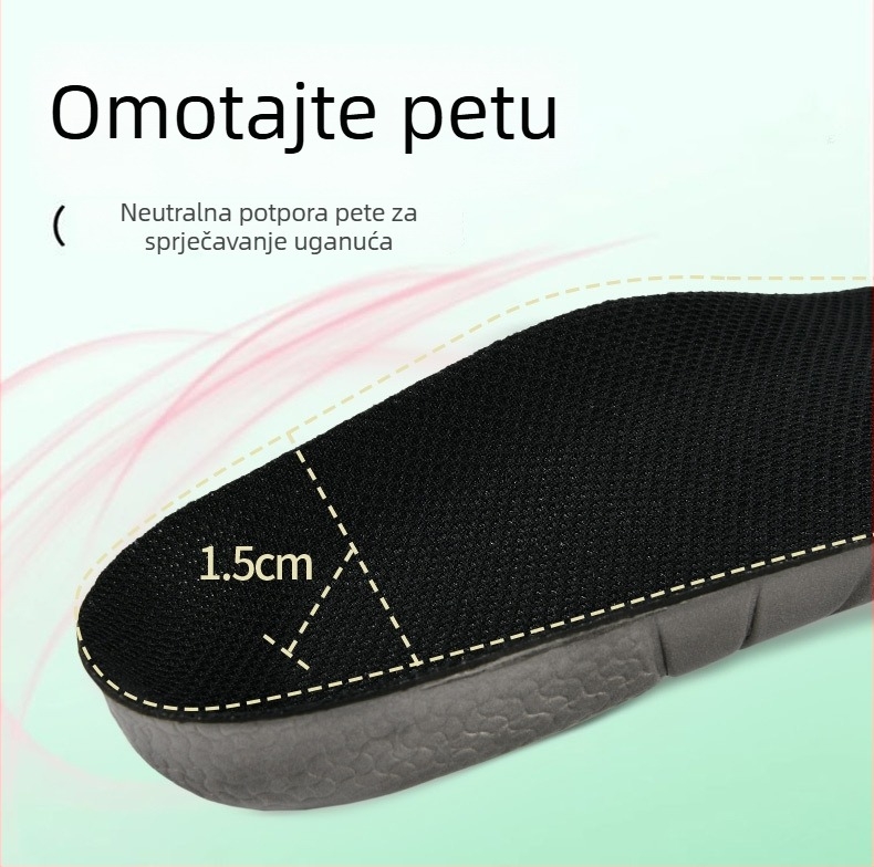 Ortopedni EVA ulošak s potporom luka i apsorpcijom šokova, unisex, model M-008