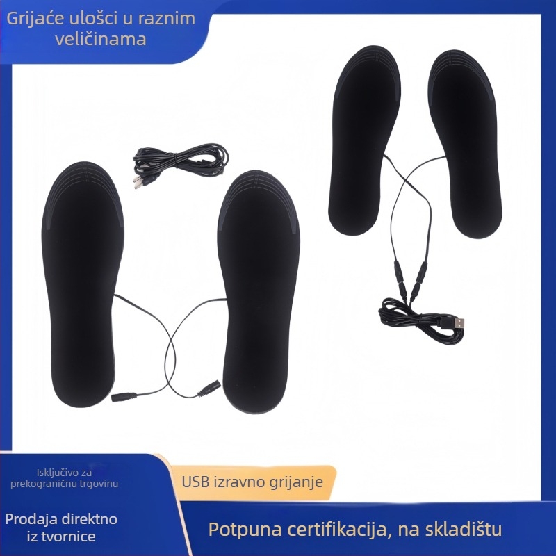 USB grijaće uloške, prilagodljivi EVA ulošci – model NH-002589, zimska toplina, unisex