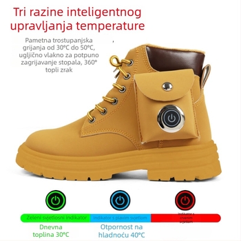 Grijane papuče s USB napajanjem, RH909, gornji PU, potplat plastika