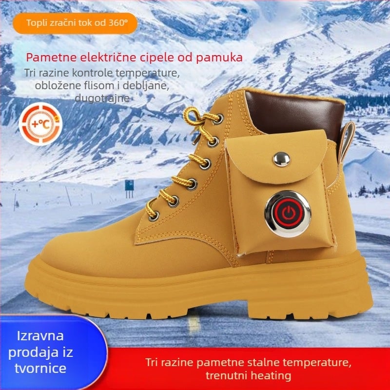 Grijane papuče s USB napajanjem, RH909, gornji PU, potplat plastika