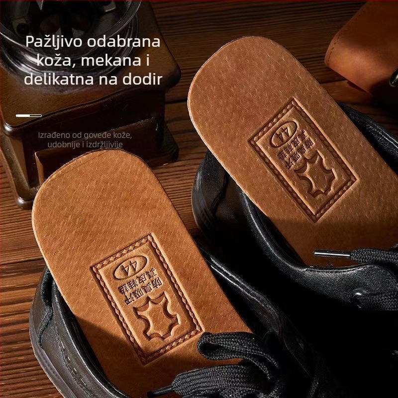 Uložak od prave kože, debeli, unisex, upija vlagu i diše, za sve sezone, cijelom duljinom uloška