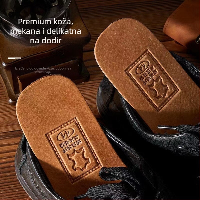 Uložak od prave kože, debeli, unisex, upija vlagu i diše, za sve sezone, cijelom duljinom uloška