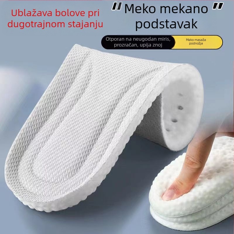 PU ulošak za muškarce i žene – cijela duljina, podstavljeni, upija znoj, prozračan sportski ulošak