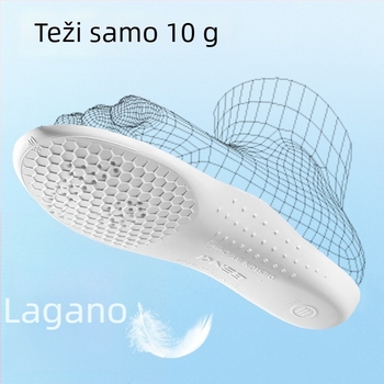 RUNWING XY01 EVA+lycra uložak za obuću – deodorirajući, prozračan, upija znoj, apsorpcija udara, protuklizni, cijeli ulošak