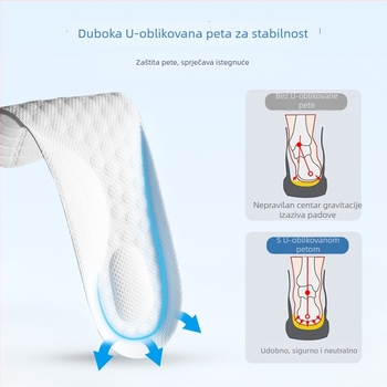 Dječje pjenaste uloške za cipele – prozračne, upijaju znoj, cijela uloška, model 0003, materijal Dali cotton