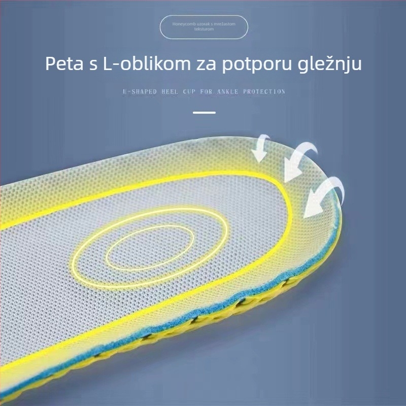 Honeycomb ulošci za cipele, EVA materijal, potpuno podstavljeni, povećanje visine, unisex