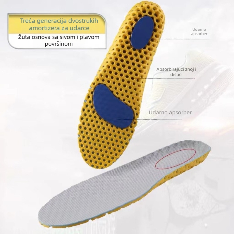 Honeycomb ulošci za cipele, EVA materijal, potpuno podstavljeni, povećanje visine, unisex