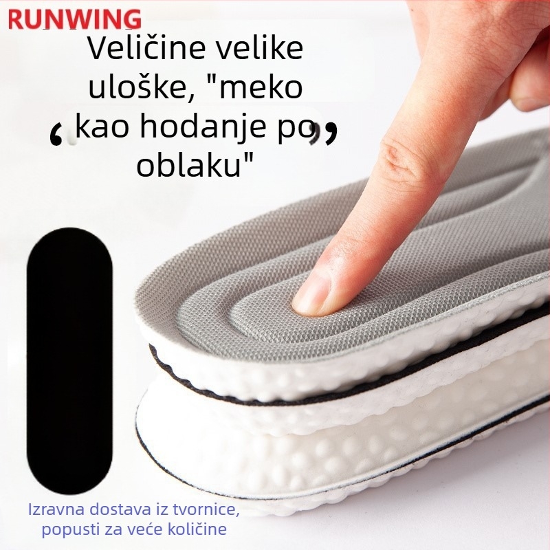 RUNWING PU01 ulošak za obuću – latex PU, dezodorirajući, upijanje znoja, prozračan, ublažavanje udaraca