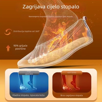 Samozagrijavajući ulošak za zimu - bez punjenja, unisex, model 1-2, za odrasle, univerzalne cipele