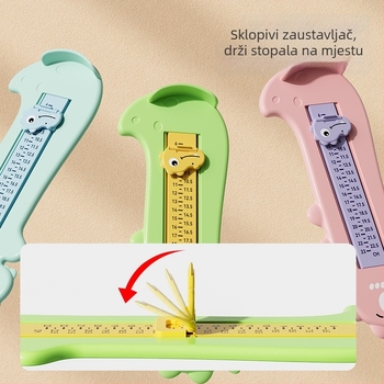 Uređaj za mjerenje stopala za odrasle i djecu – PP/ABS materijal, model YR-LJQ, marka Other, nije uvezen.