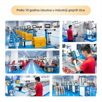 Trostruki grijaći element od silikon-karbonske vlaknaste kompozicije za grijanje uloška i rukavica; silikon-karbonski grijaći list; UL/SGS certifikati; prilagodljiva obrada