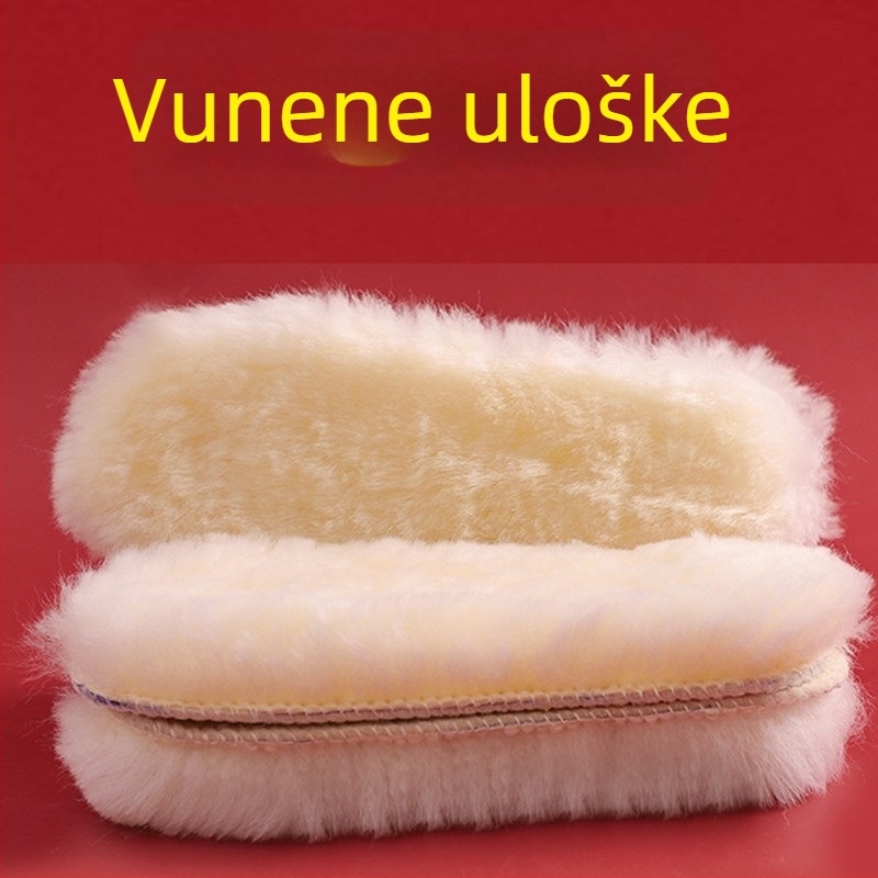 Dječje uloške od ovčje kože, cijela uloška, topli, stil Wool Insole 2, pogodni za tenisice, kožne cipele, čizme, casual i radne cipele