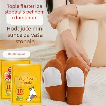 Grijaći flaster s Artemisia vulgaris i Leonurus cardiaca, jednokratni grijaći flaster za mjesečnicu – struk i abdomen