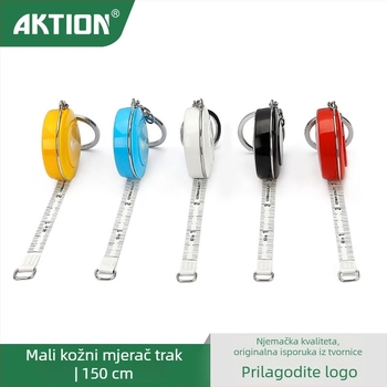 Ankexin mini mjerač trake za ključeve, duljina 1,5 m, plast, mjerenje struka i veličine odjeće, prijenosno