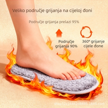 Električne grijane uloške za hodanje, bez samostalnog zagrijavanja, unisex, zimsko USB grijanje