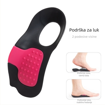 TPE ulošak za potporu luka stopala - zamjenjiva polovica uloška za povećanje visine i korekciju XO oblika stopala