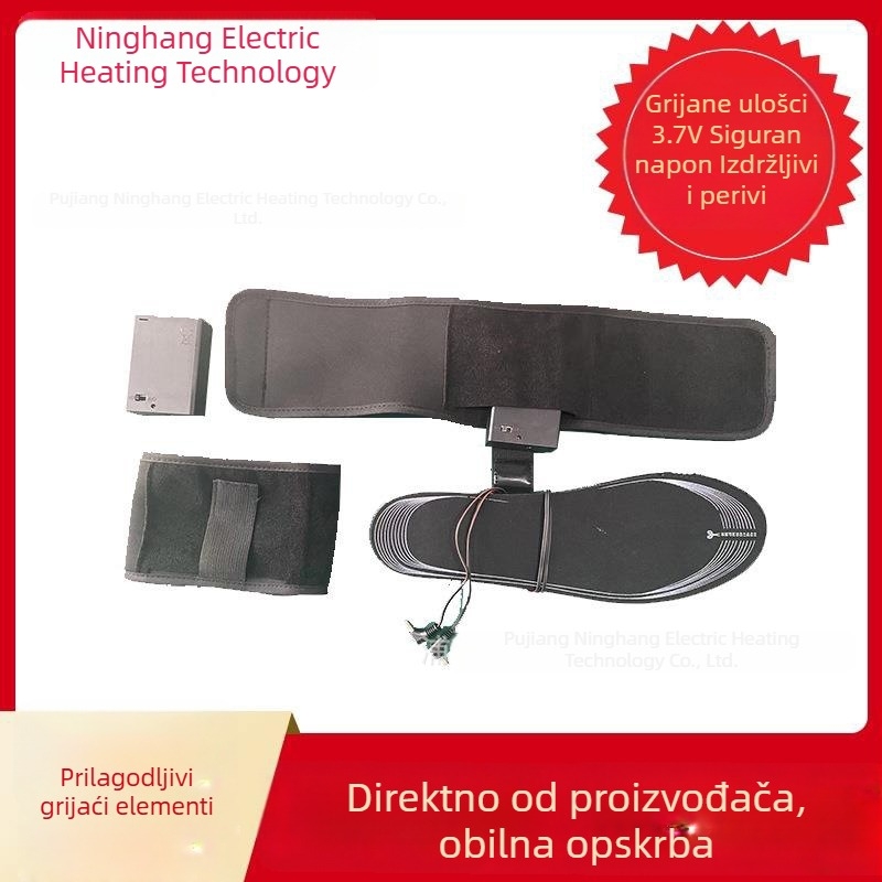 Električno grijane uloške za cipele – EVA, prilagodljive dužine, perive, zimi