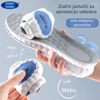 PU ulošak - prozračan, upija znoj, deodorant, ublažava udarce, cijeli ulošak za obuću